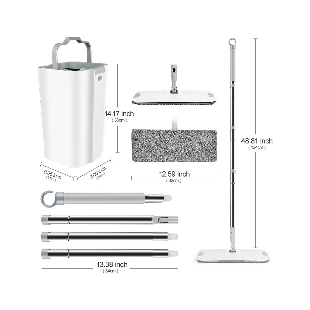 ULTRAMOP-X Microfibre Flat Mop & Bucket Set