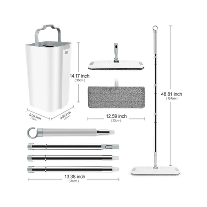 ULTRAMOP-X Microfibre Flat Mop & Bucket Set
