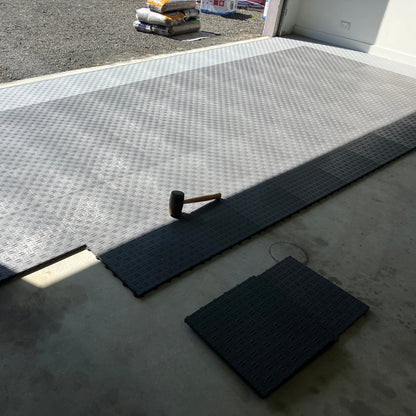 ULTRATUFF Garage Floor Tile, Space Grey (16-Pack)