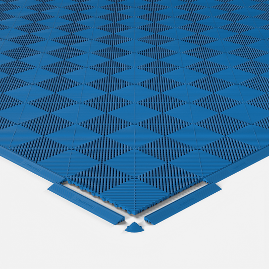 ULTRAGRID Garage Floor Tile, Riviera Blue (16-Pack)