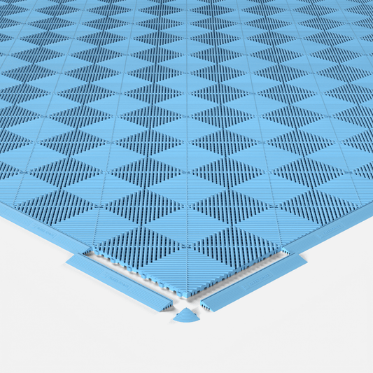 ULTRAGRID Garage Floor Tile, Gulf Blue (16-Pack)