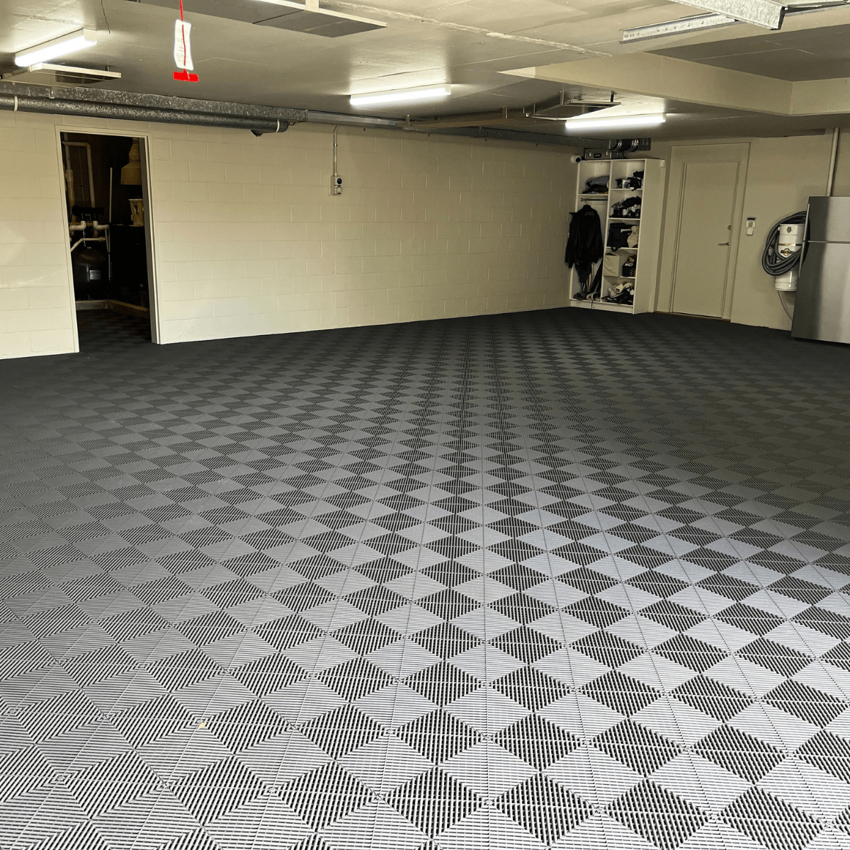ULTRAGRID Garage Floor Tile, Space Grey (16-Pack)