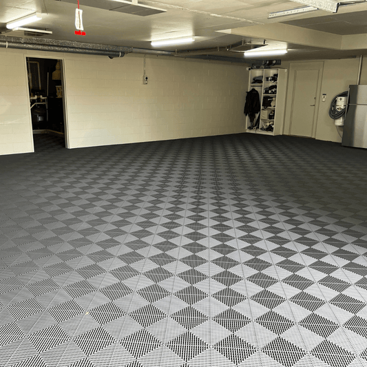 ULTRAGRID Garage Floor Tile, Space Grey (16-Pack)