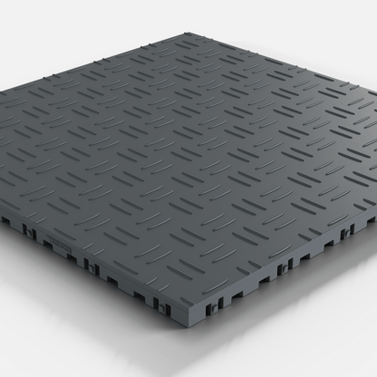 ULTRATUFF Garage Floor Tile, Stealth Grey (16-Pack)