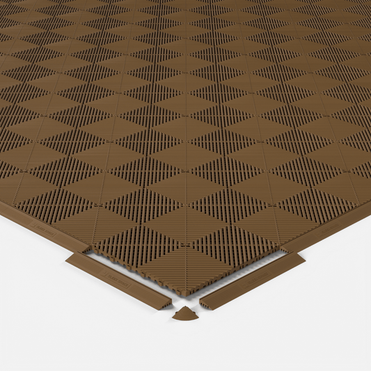 ULTRAGRID Garage Floor Tile, Trophy Gold (16-Pack)