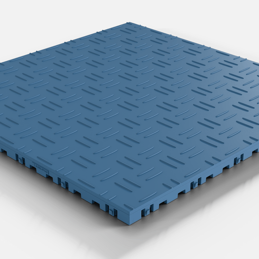 ULTRATUFF Garage Floor Tile, Aero Blue (16-Pack)