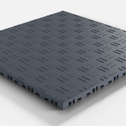 ULTRATUFF Garage Floor Tile, Abyss Blue (16-Pack)