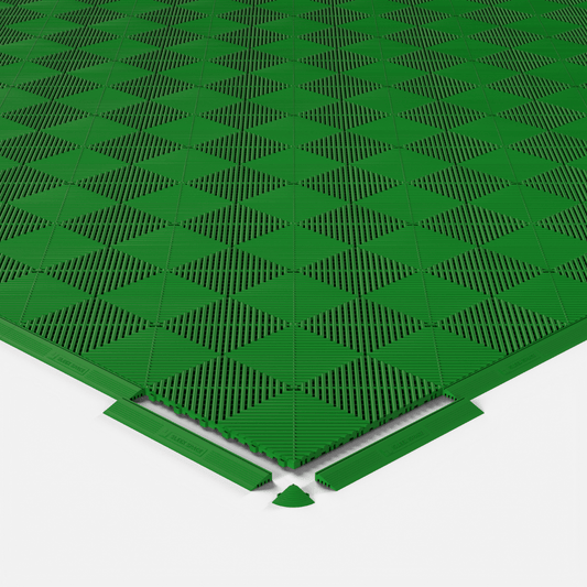 ULTRAGRID Garage Floor Tile, Viper Green (16-Pack)
