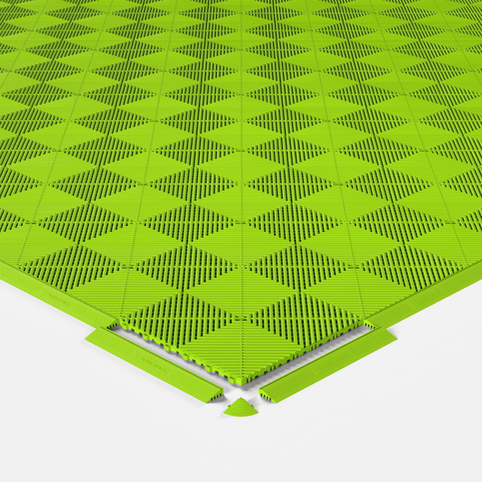 ULTRAGRID Garage Floor Tile, Electric Green (16-Pack)