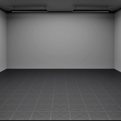 ULTRACORE Garage Floor Tile, Jet Black (16-Pack)