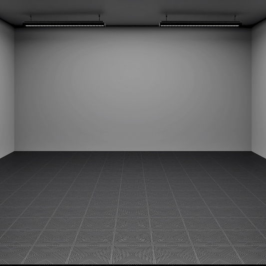 ULTRACORE Garage Floor Tile, Jet Black (16-Pack)