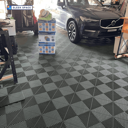 ULTRAGRID Garage Floor Tile, Tactical Olive (16-Pack)