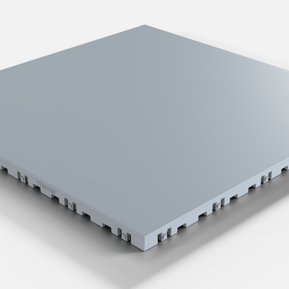 ULTRATONE Modular Floor Tile, Silver Grey (16-Pack)