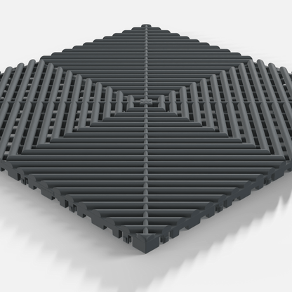 ULTRAGRID Garage Floor Tile, Stealth Grey (16-Pack)