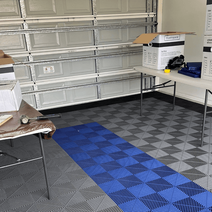 ULTRAGRID Garage Floor Tile, Night Blue (16-Pack)
