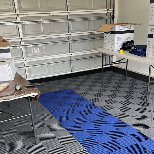 ULTRAGRID Garage Floor Tile, Night Blue (16-Pack)