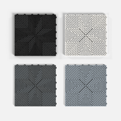 ULTRAFLUX Garage Tile Sample Pack, Classic Neutrals