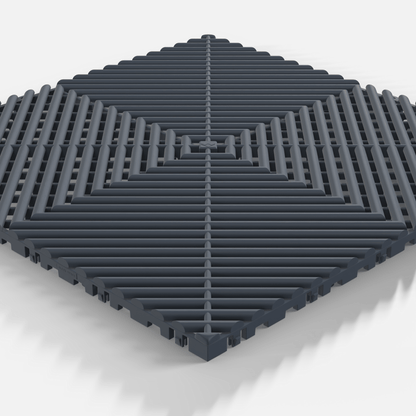 ULTRAGRID Garage Floor Tile, Abyss Blue (16-Pack)