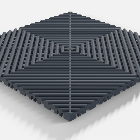 ULTRAGRID Garage Floor Tile, Abyss Blue (16-Pack)