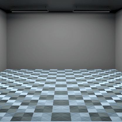 ULTRAGRID Tiles Double Garage Floor Kit 6x6M, Chequer