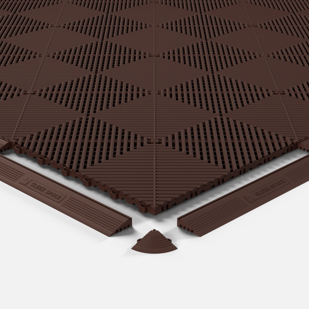 ULTRAEDGE™ Garage Tile Ramps & Corners | Sleek Space