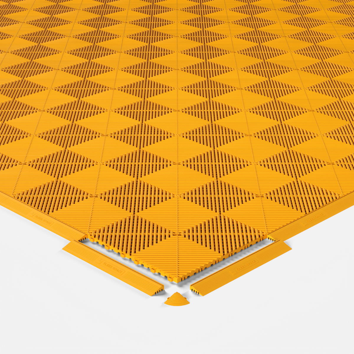 ULTRAGRID Garage Floor Tile, Speed Yellow (16-Pack)