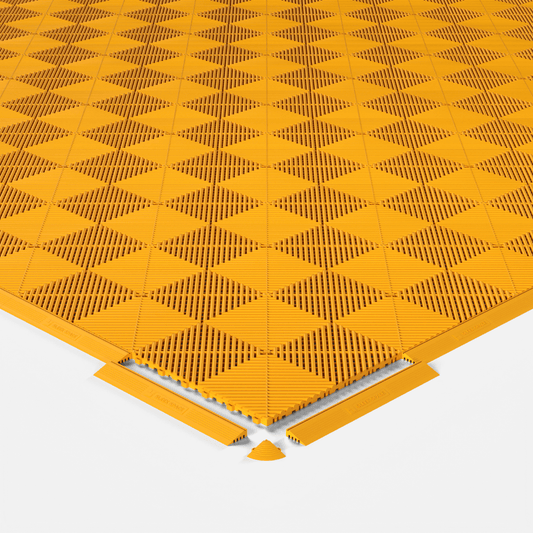ULTRAGRID Garage Floor Tile, Speed Yellow (16-Pack)