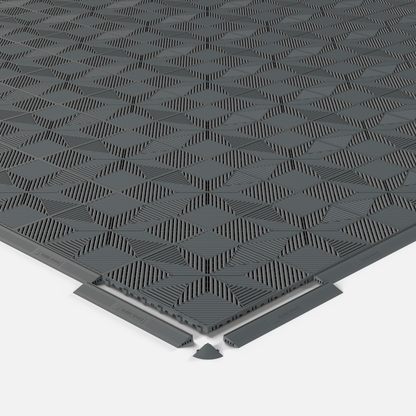 ULTRAFLUX Garage Floor Tile, Space Grey (16-Pack)