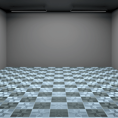 ULTRAFLUX Double Garage Floor Kit, Chequer