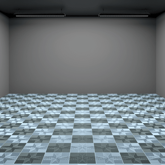 ULTRAFLUX Double Garage Floor Kit, Chequer