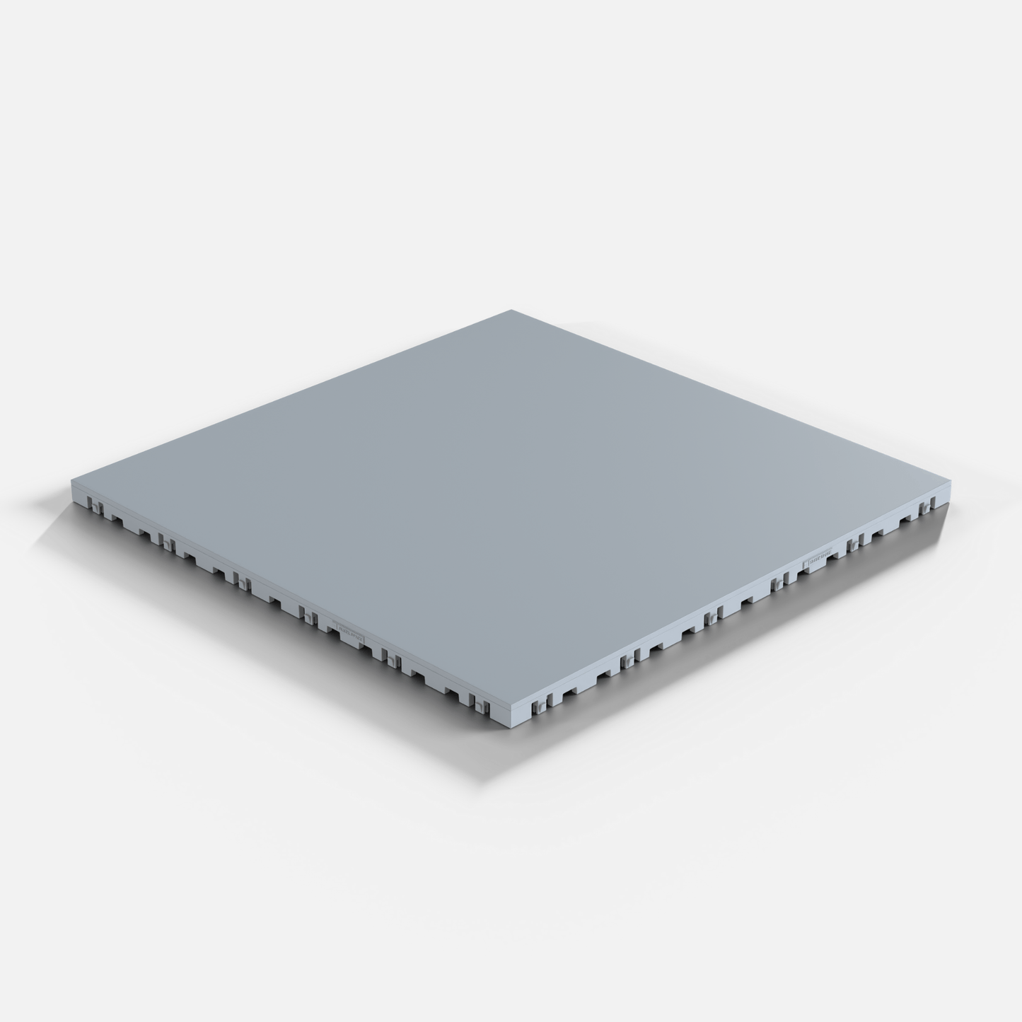 ULTRATONE Modular Floor Tile, Silver Grey (16-Pack)