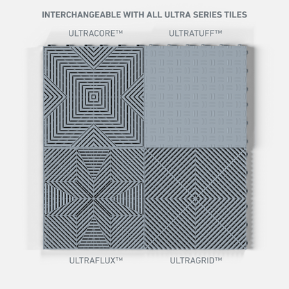 ULTRAGRID Garage Floor Tile, Silver Grey (16-Pack)
