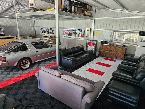 Frank York garage floor installation