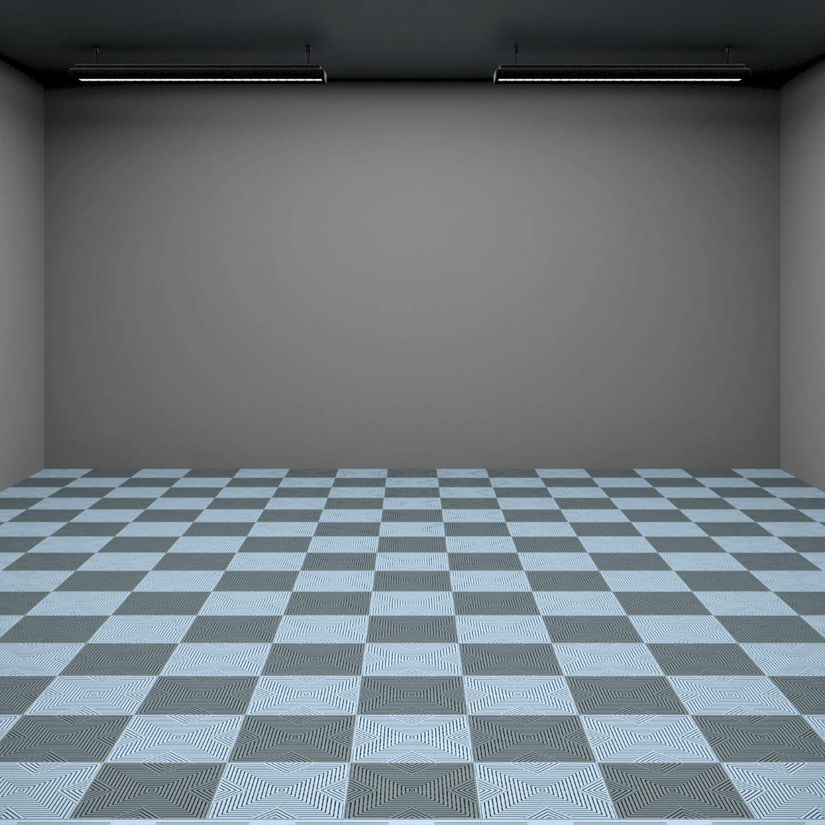 ULTRACORE Double Garage Floor Kit, Chequer