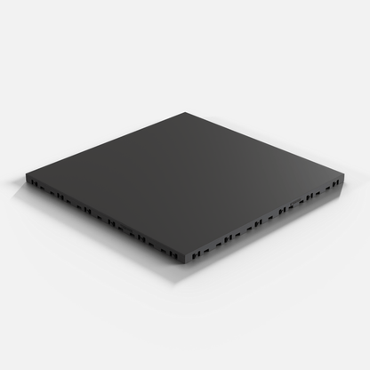 ULTRATONE Modular Floor Tile, Jet Black (16-Pack)