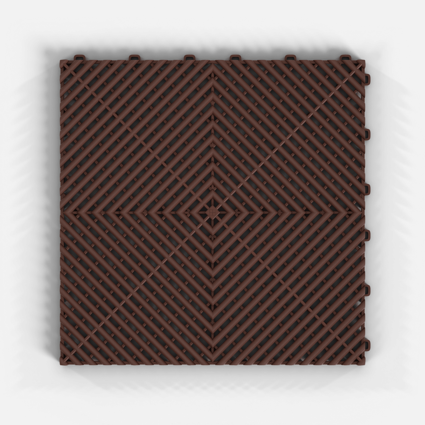 ULTRAGRID Garage Floor Tile, Heritage Brown (16-Pack)