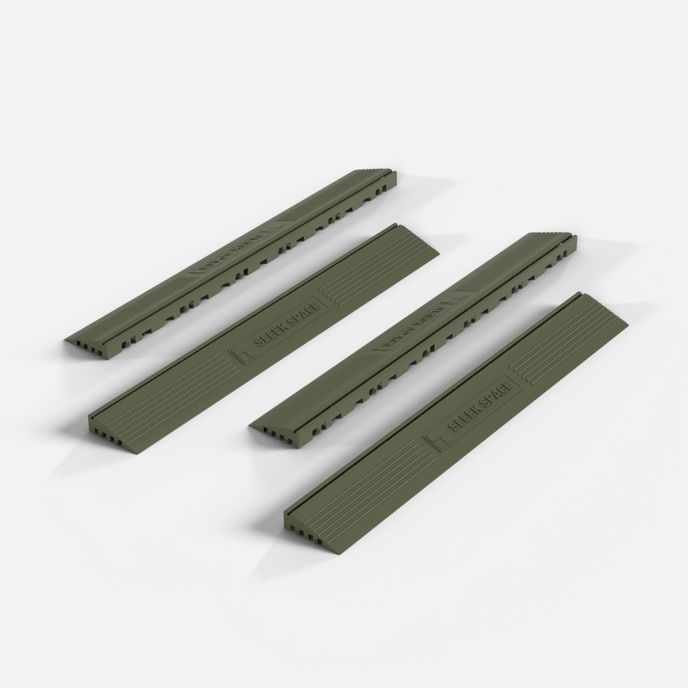 Tatical Ramp ULTRAEDGE™ Ramps, Tactical Olive (4-Pack) | Sleek Space