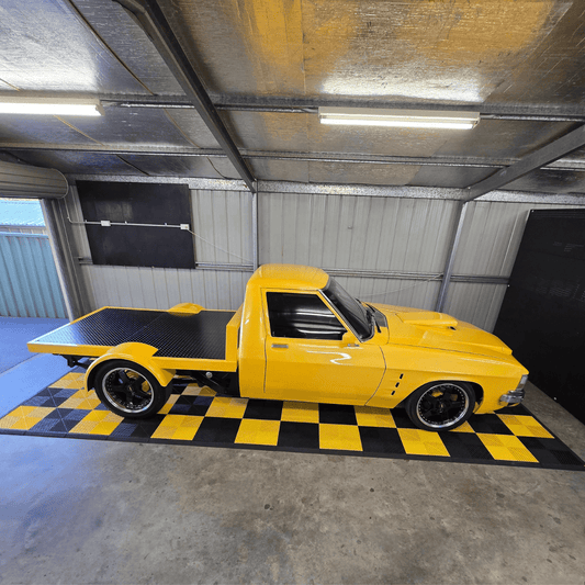 ULTRAGRID Garage Floor Tile, Speed Yellow (16-Pack)