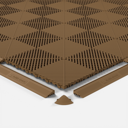 ULTRAGRID Garage Floor Tile, Trophy Gold (16-Pack)