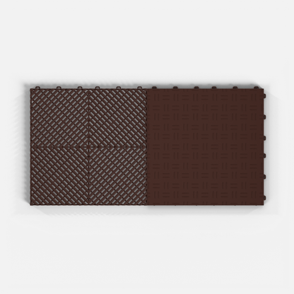 ULTRAGRID Garage Floor Tile, Heritage Brown (16-Pack)
