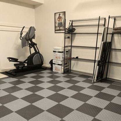 ULTRATUFF Garage Floor Tile, Space Grey (16-Pack)
