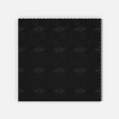 ULTRAFLUX Garage Floor Tile, Jet Black (16-Pack)