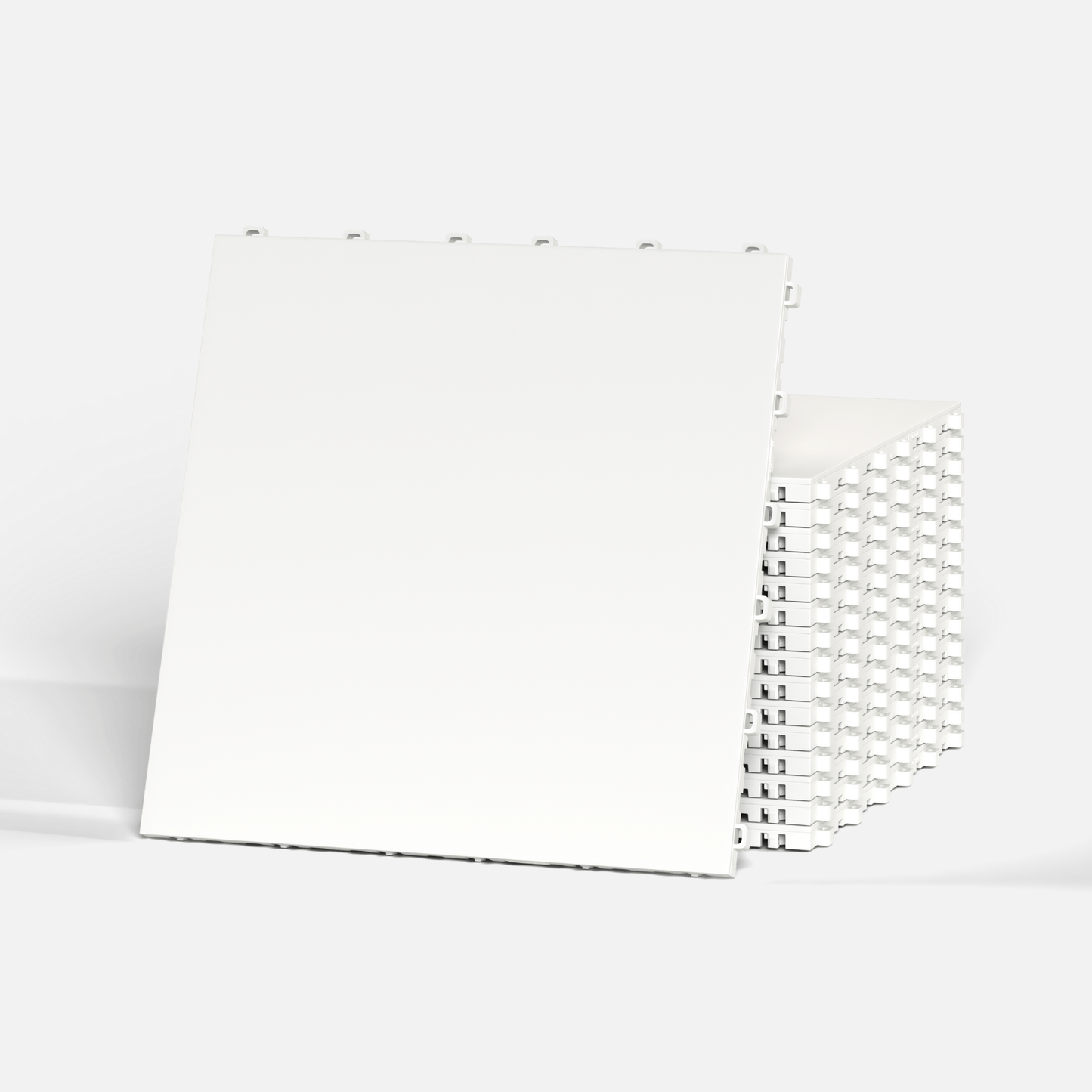 ULTRATONE Modular Floor Tile, Alpine White (16-Pack)