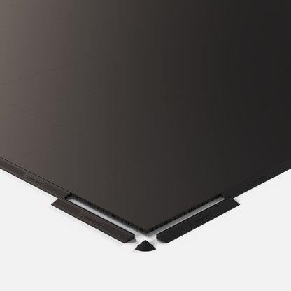 ULTRATONE Modular Floor Tile, Jet Black (16-Pack)