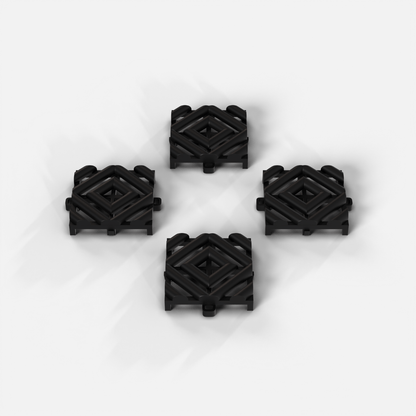 CORDLINK Cable Management, Jet Black (4PK)