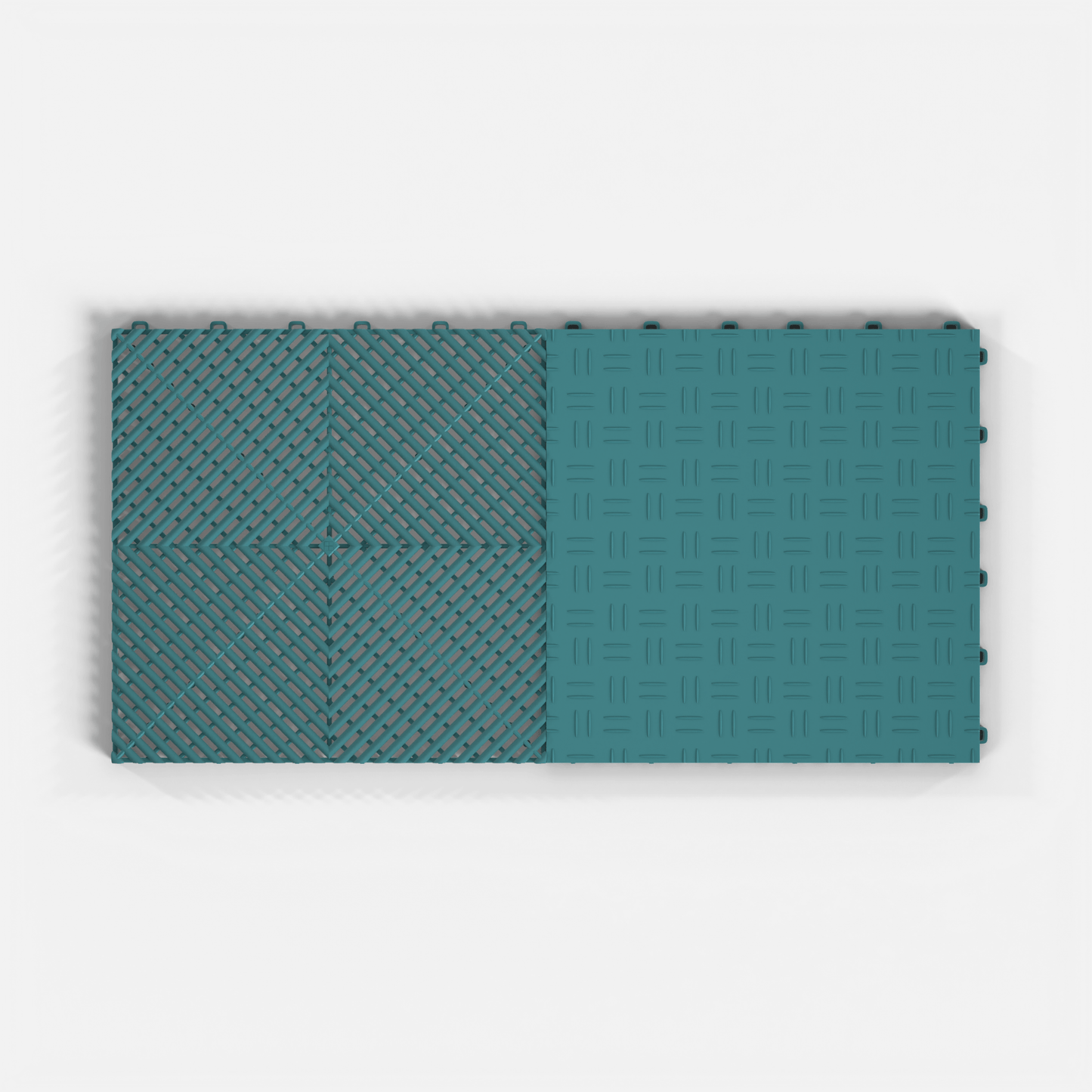 ULTRATUFF Garage Floor Tile, Turbo Teal (16-Pack)