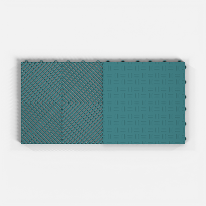 ULTRATUFF Garage Floor Tile, Turbo Teal (16-Pack)