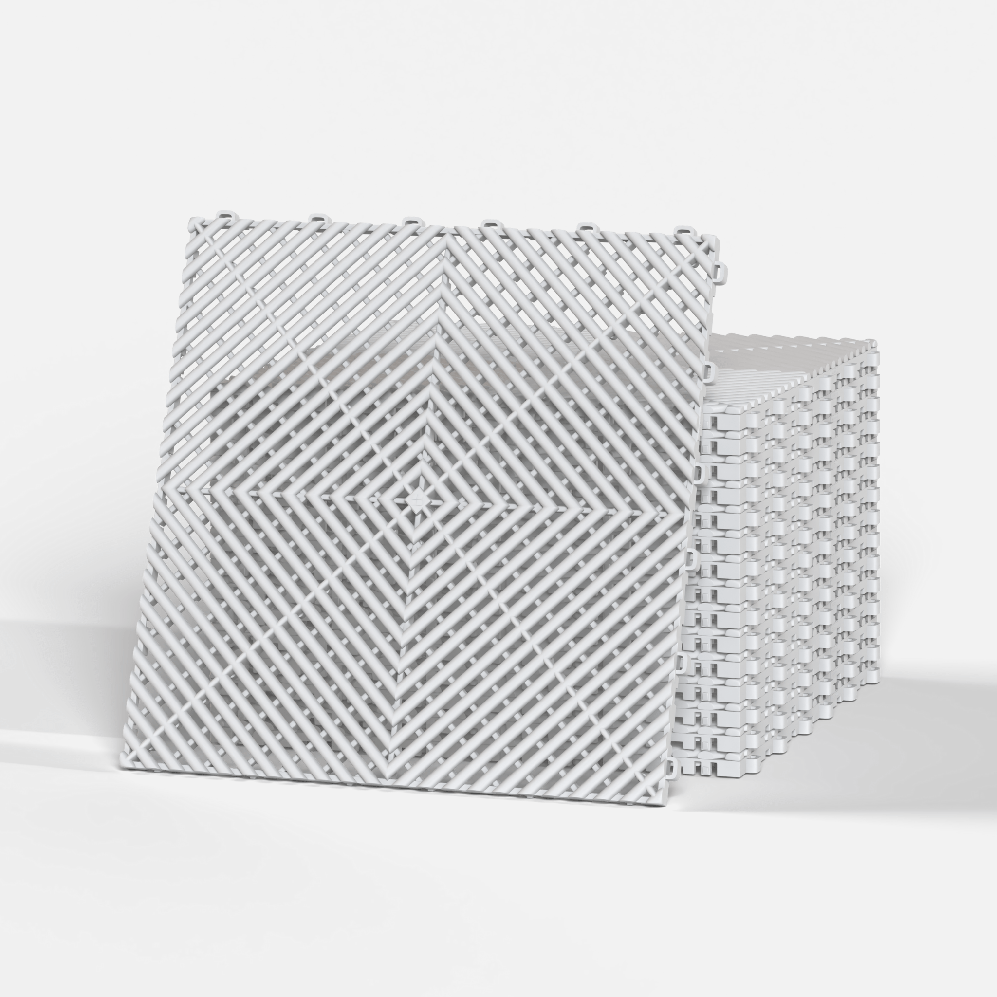 ULTRAGRID® Vented Garage Floor Tiles | Sleek Space