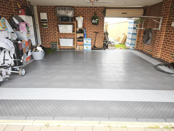 Amit K. garage floor installation