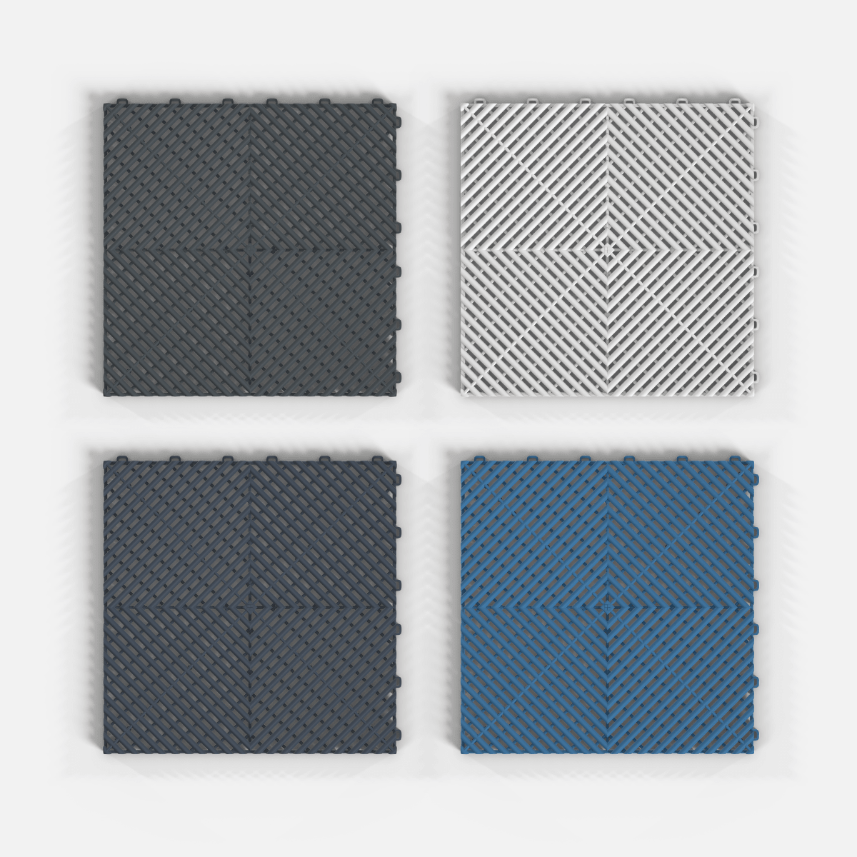 ULTRAGRID Garage Tile Sample Pack, Modern Tones